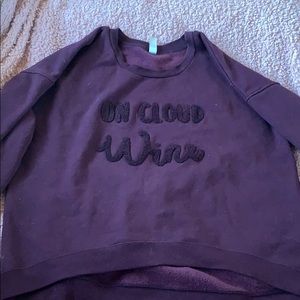 “On Cloud Wine” sweater